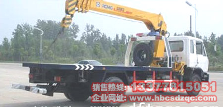 隨車吊帶清障車